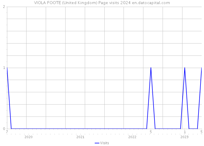 VIOLA FOOTE (United Kingdom) Page visits 2024 