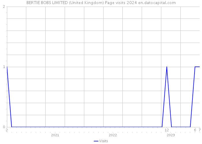 BERTIE BOBS LIMITED (United Kingdom) Page visits 2024 