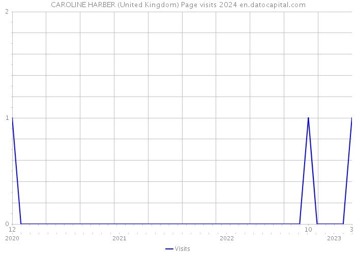 CAROLINE HARBER (United Kingdom) Page visits 2024 