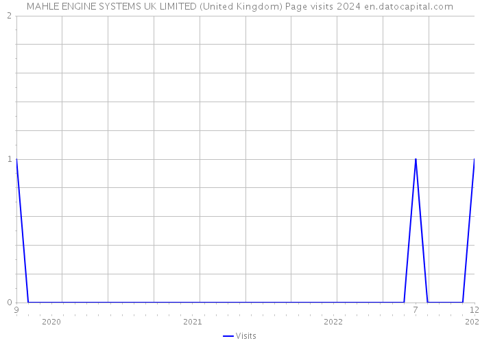 MAHLE ENGINE SYSTEMS UK LIMITED (United Kingdom) Page visits 2024 