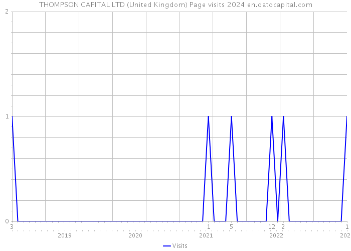 THOMPSON CAPITAL LTD (United Kingdom) Page visits 2024 