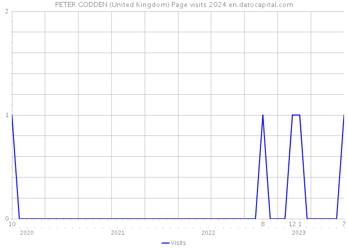 PETER GODDEN (United Kingdom) Page visits 2024 