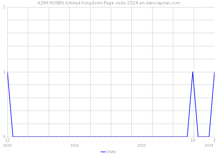 AZIM HOSEN (United Kingdom) Page visits 2024 