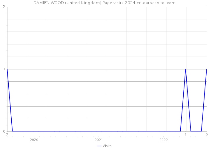 DAMIEN WOOD (United Kingdom) Page visits 2024 