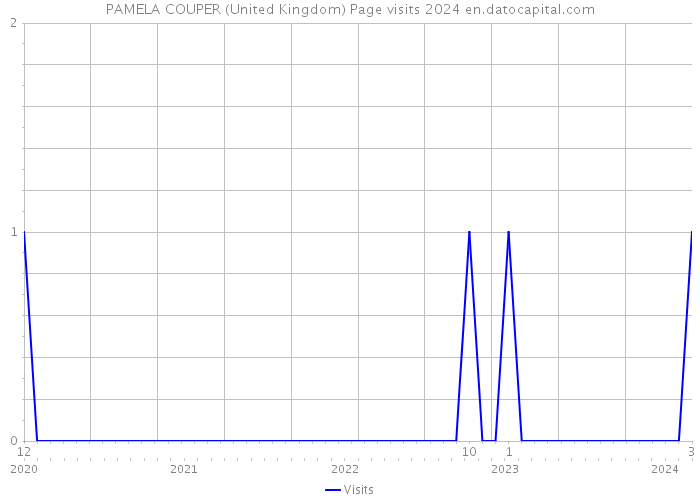 PAMELA COUPER (United Kingdom) Page visits 2024 