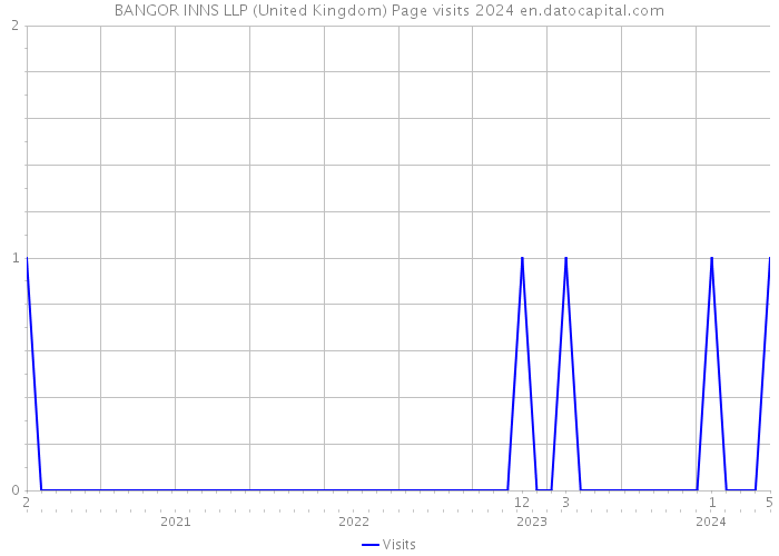 BANGOR INNS LLP (United Kingdom) Page visits 2024 
