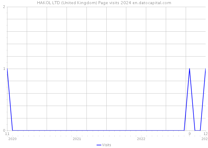 HAKOL LTD (United Kingdom) Page visits 2024 