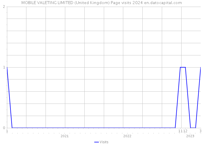 MOBILE VALETING LIMITED (United Kingdom) Page visits 2024 