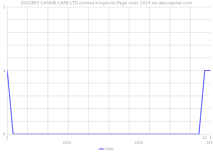 DIGGERS CANINE CARE LTD (United Kingdom) Page visits 2024 