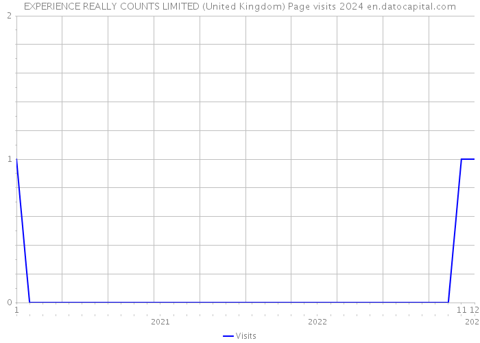 EXPERIENCE REALLY COUNTS LIMITED (United Kingdom) Page visits 2024 