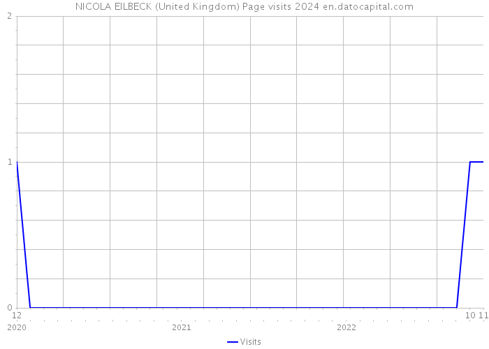 NICOLA EILBECK (United Kingdom) Page visits 2024 
