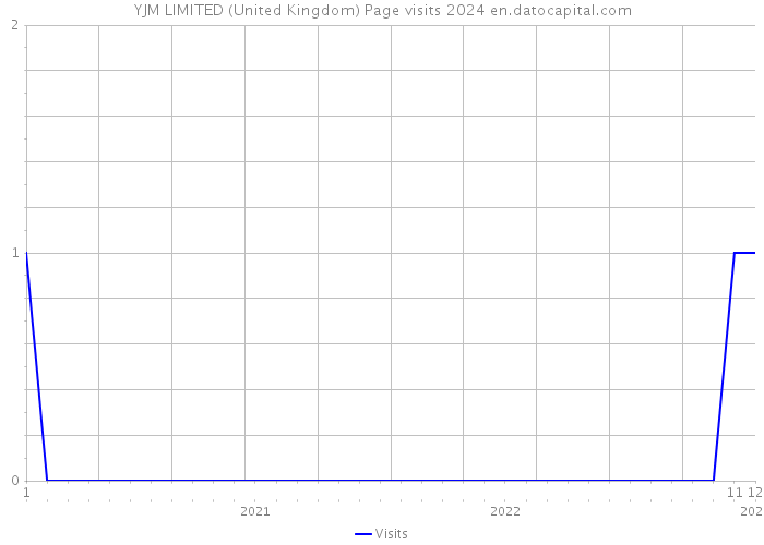 YJM LIMITED (United Kingdom) Page visits 2024 