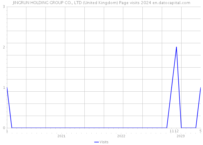 JINGRUN HOLDING GROUP CO., LTD (United Kingdom) Page visits 2024 