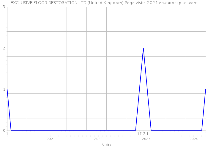 EXCLUSIVE FLOOR RESTORATION LTD (United Kingdom) Page visits 2024 