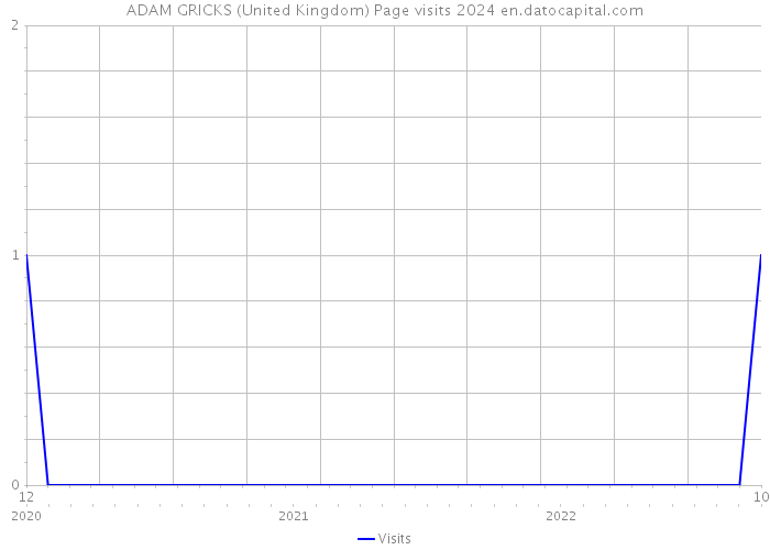 ADAM GRICKS (United Kingdom) Page visits 2024 