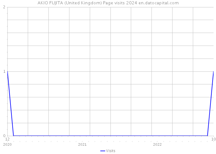 AKIO FUJITA (United Kingdom) Page visits 2024 