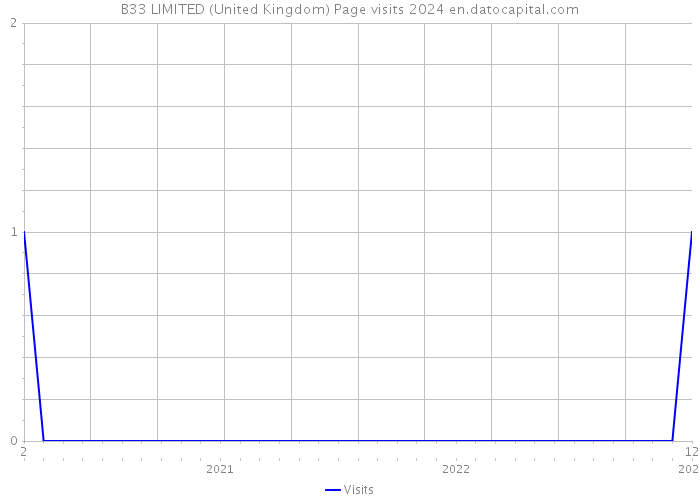 B33 LIMITED (United Kingdom) Page visits 2024 