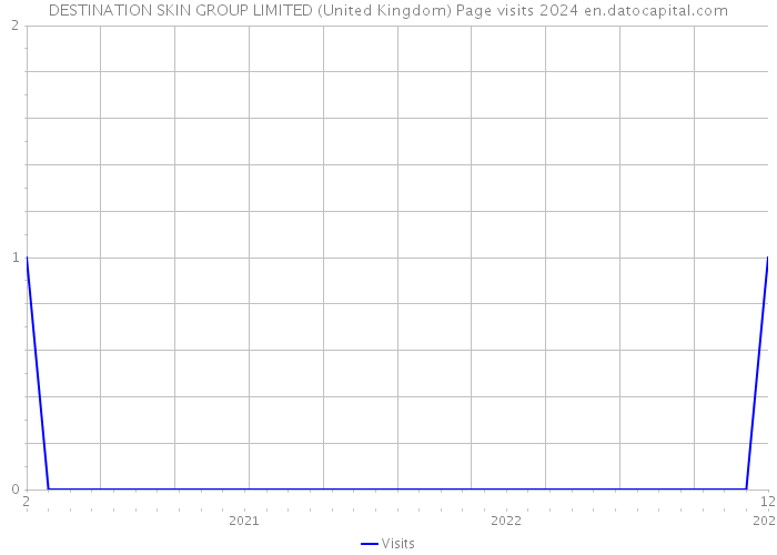DESTINATION SKIN GROUP LIMITED (United Kingdom) Page visits 2024 
