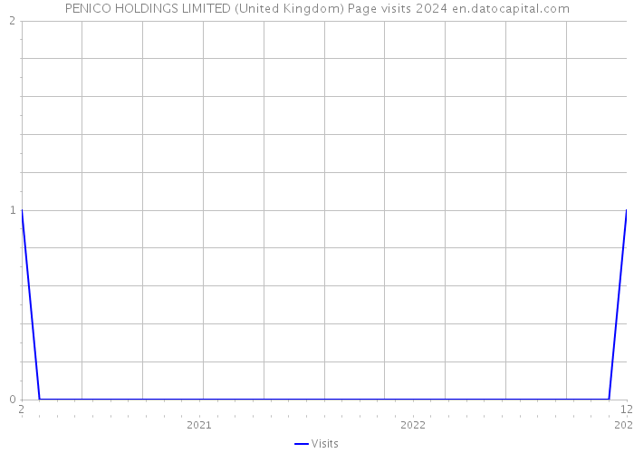 PENICO HOLDINGS LIMITED (United Kingdom) Page visits 2024 