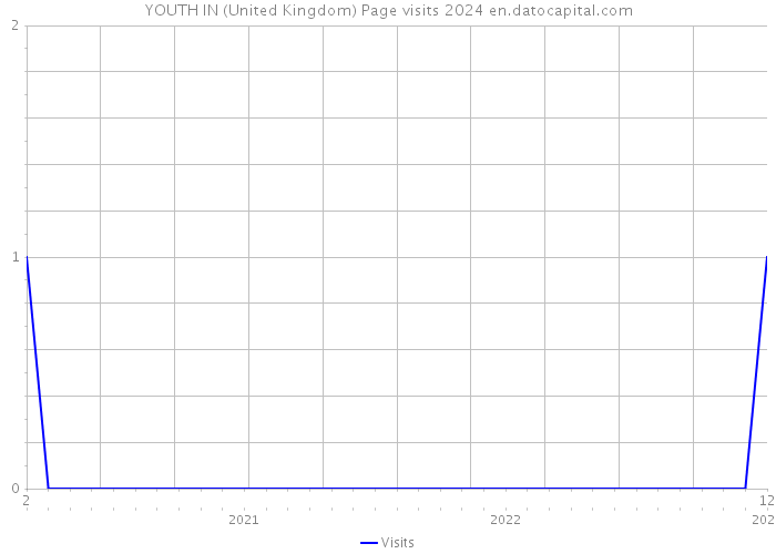 YOUTH IN (United Kingdom) Page visits 2024 