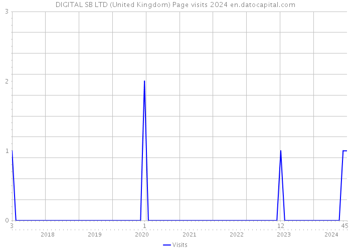 DIGITAL SB LTD (United Kingdom) Page visits 2024 