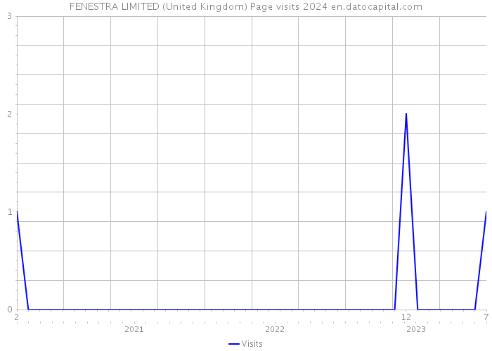 FENESTRA LIMITED (United Kingdom) Page visits 2024 