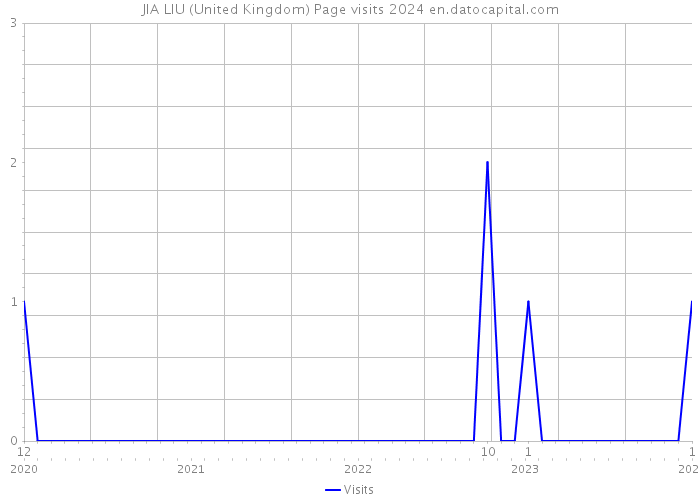 JIA LIU (United Kingdom) Page visits 2024 