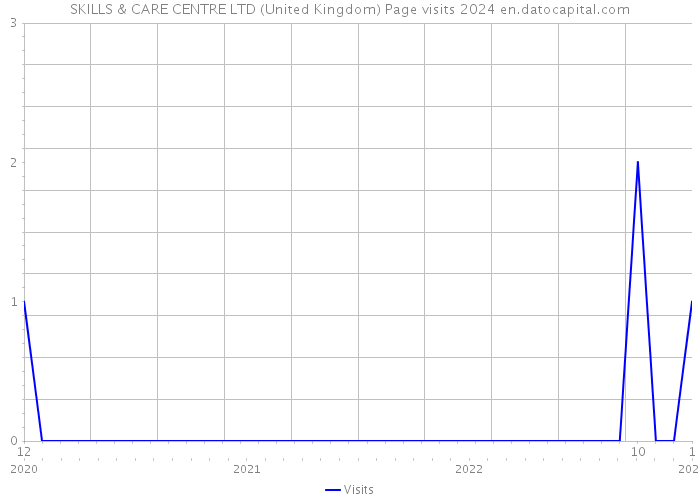 SKILLS & CARE CENTRE LTD (United Kingdom) Page visits 2024 