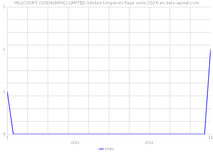 HILLCOURT (GODALMING) LIMITED (United Kingdom) Page visits 2024 