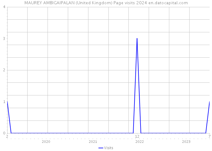 MAUREY AMBIGAIPALAN (United Kingdom) Page visits 2024 