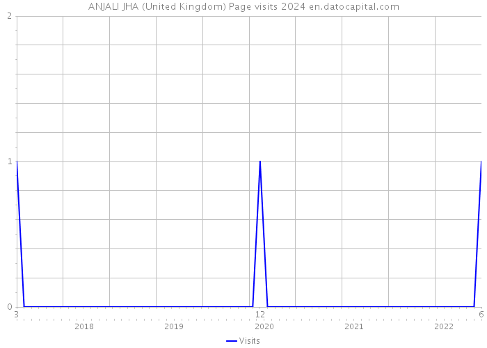 ANJALI JHA (United Kingdom) Page visits 2024 