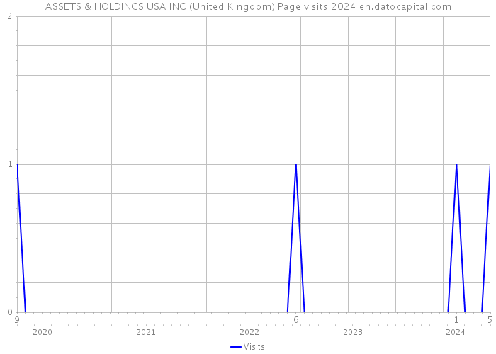 ASSETS & HOLDINGS USA INC (United Kingdom) Page visits 2024 