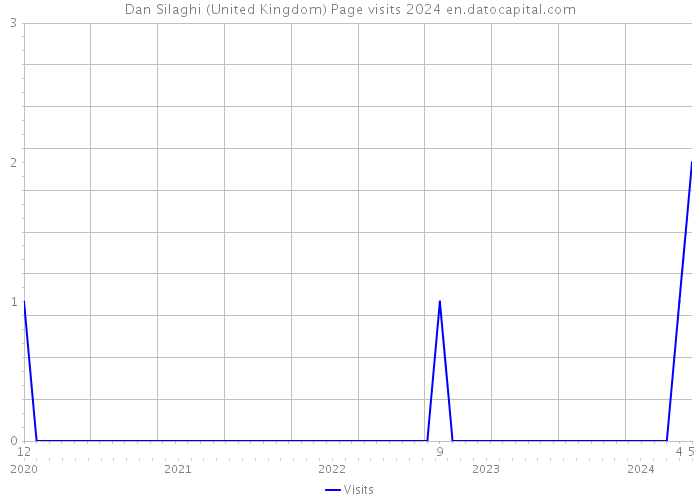 Dan Silaghi (United Kingdom) Page visits 2024 