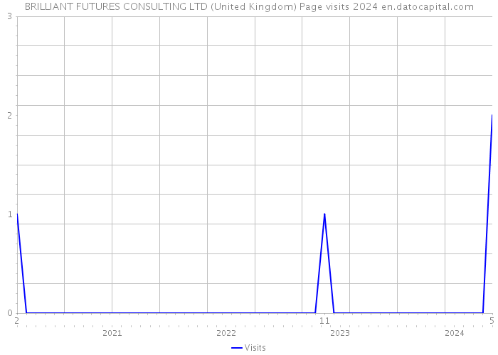 BRILLIANT FUTURES CONSULTING LTD (United Kingdom) Page visits 2024 