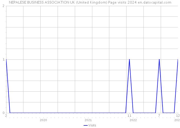NEPALESE BUSINESS ASSOCIATION UK (United Kingdom) Page visits 2024 