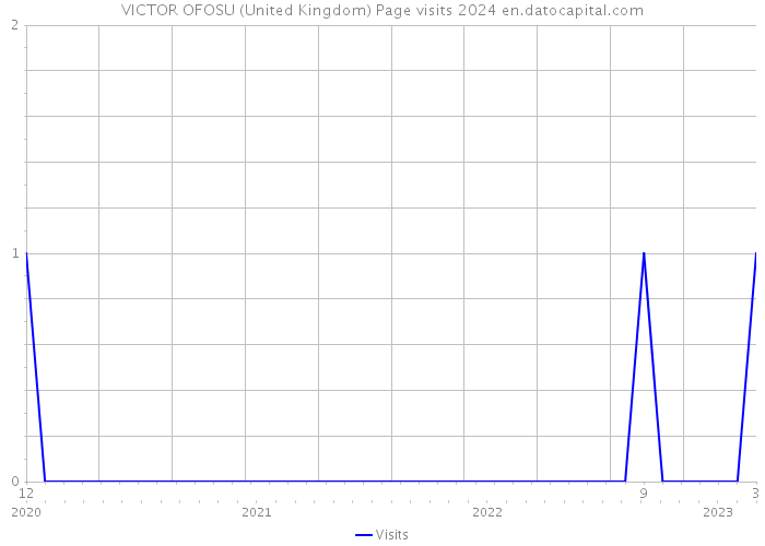 VICTOR OFOSU (United Kingdom) Page visits 2024 