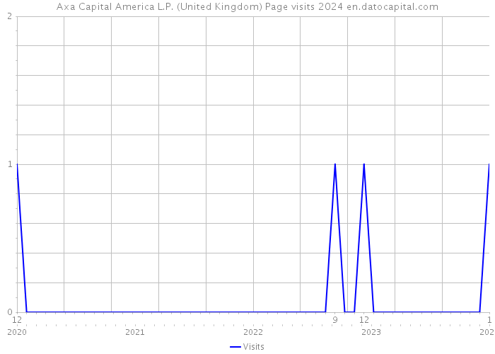 Axa Capital America L.P. (United Kingdom) Page visits 2024 