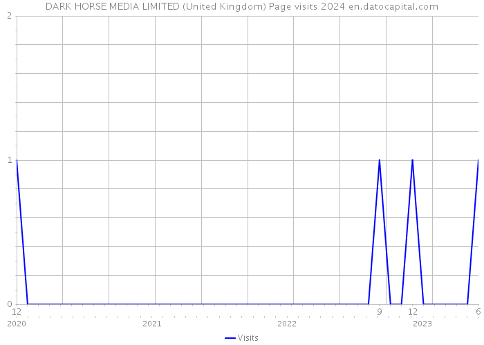 DARK HORSE MEDIA LIMITED (United Kingdom) Page visits 2024 