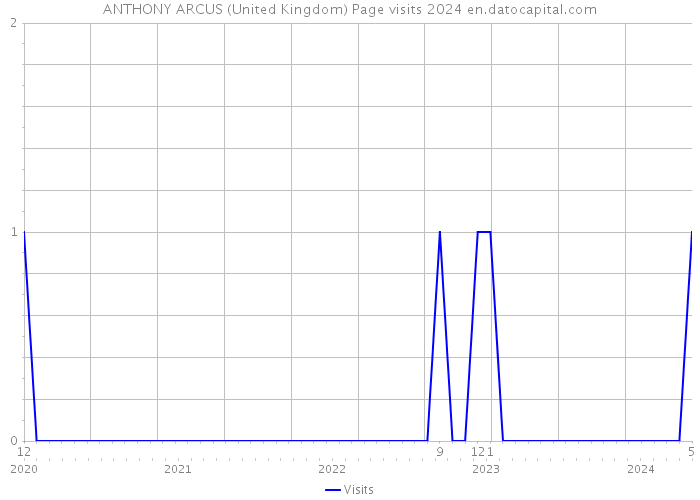 ANTHONY ARCUS (United Kingdom) Page visits 2024 