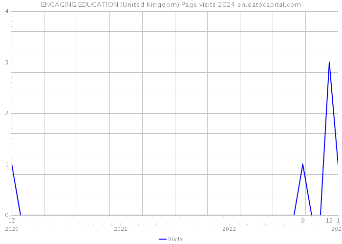 ENGAGING EDUCATION (United Kingdom) Page visits 2024 