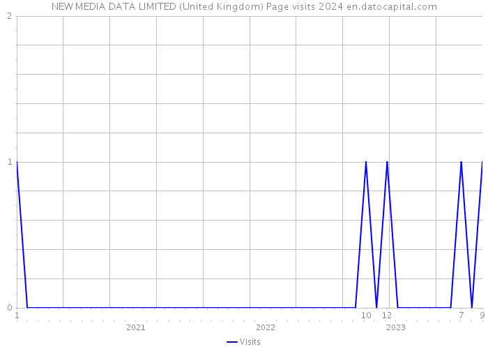 NEW MEDIA DATA LIMITED (United Kingdom) Page visits 2024 