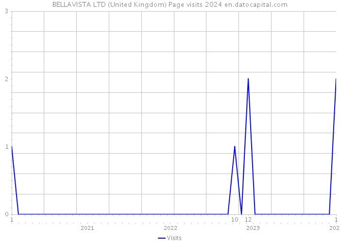 BELLAVISTA LTD (United Kingdom) Page visits 2024 