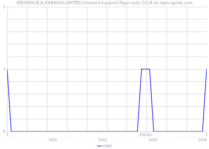 REDISPACE & JOHNSON LIMITED (United Kingdom) Page visits 2024 