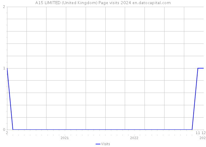 A15 LIMITED (United Kingdom) Page visits 2024 