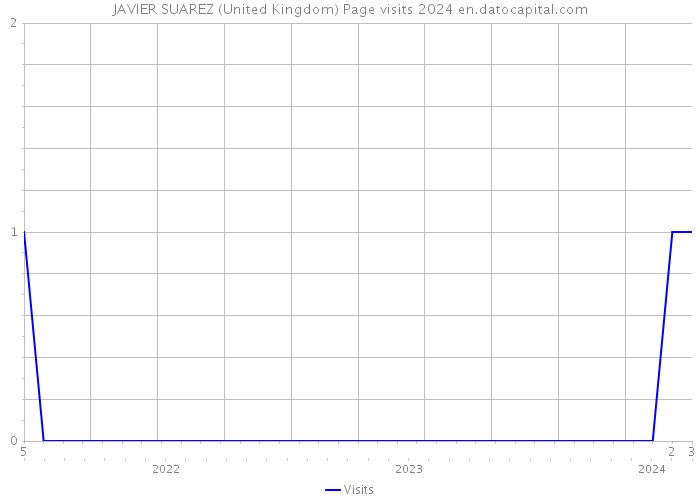 JAVIER SUAREZ (United Kingdom) Page visits 2024 