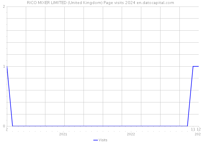 RICO MIXER LIMITED (United Kingdom) Page visits 2024 