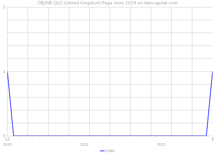 CELINE GILG (United Kingdom) Page visits 2024 