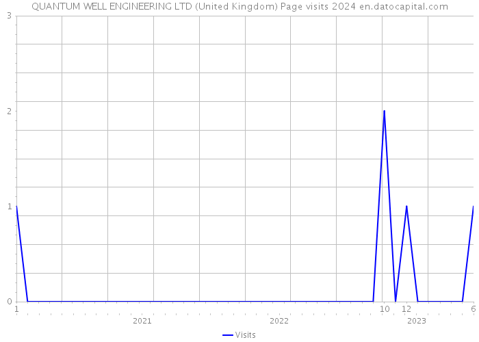 QUANTUM WELL ENGINEERING LTD (United Kingdom) Page visits 2024 