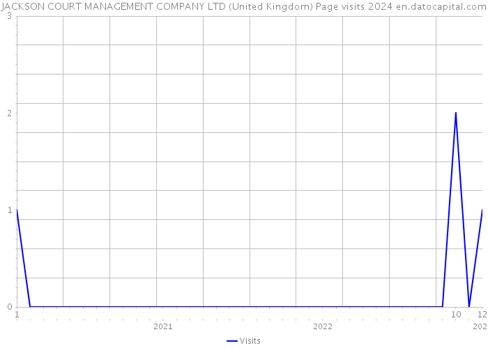 JACKSON COURT MANAGEMENT COMPANY LTD (United Kingdom) Page visits 2024 