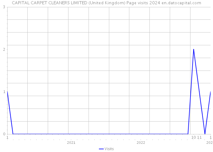 CAPITAL CARPET CLEANERS LIMITED (United Kingdom) Page visits 2024 